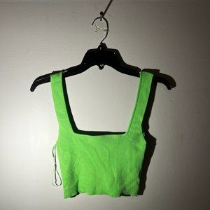 Zara Light Green Crop Top - Women's S